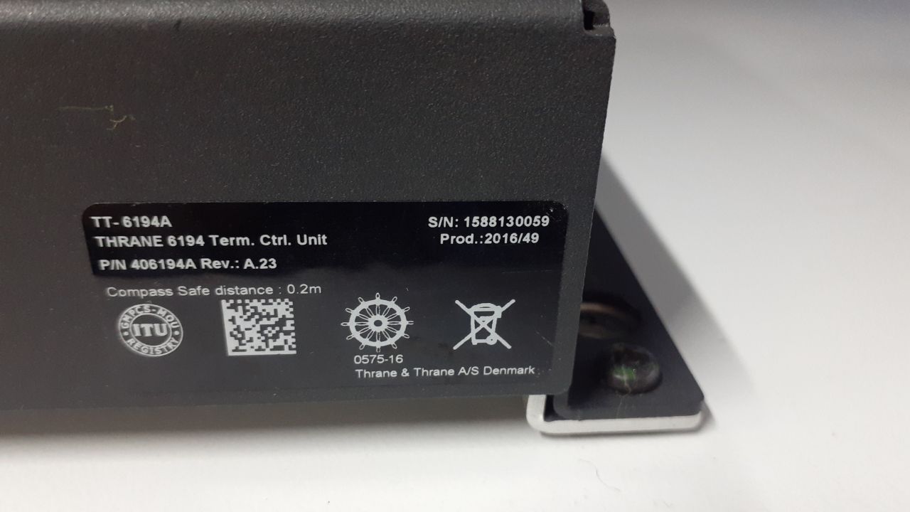 Terminal control unit Sailor TT-6194A, s.n 1588130059, б.у, рабочий