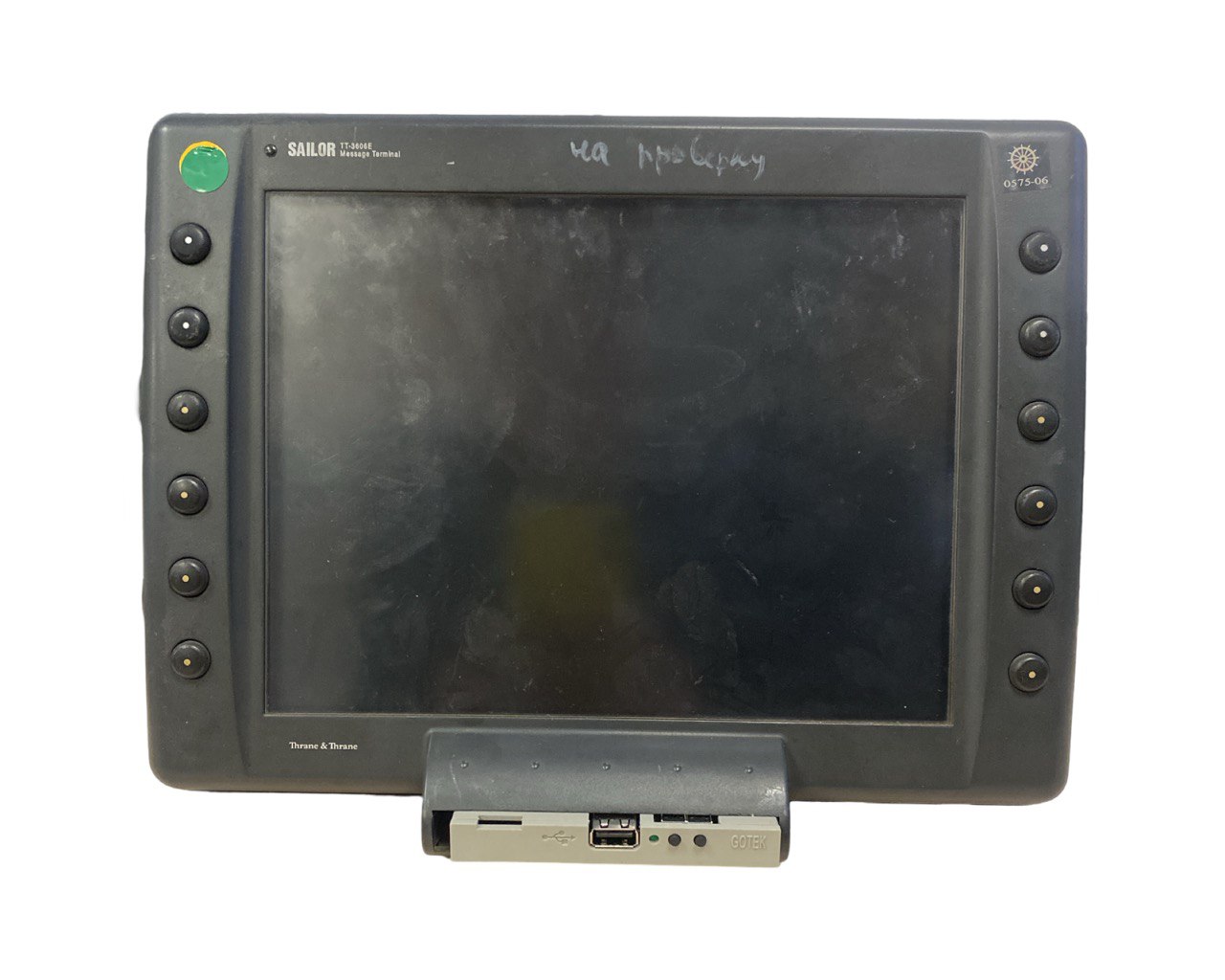 Терминал сообщений Sailor TT-3606E s.n 310130021, б.у, рабочее