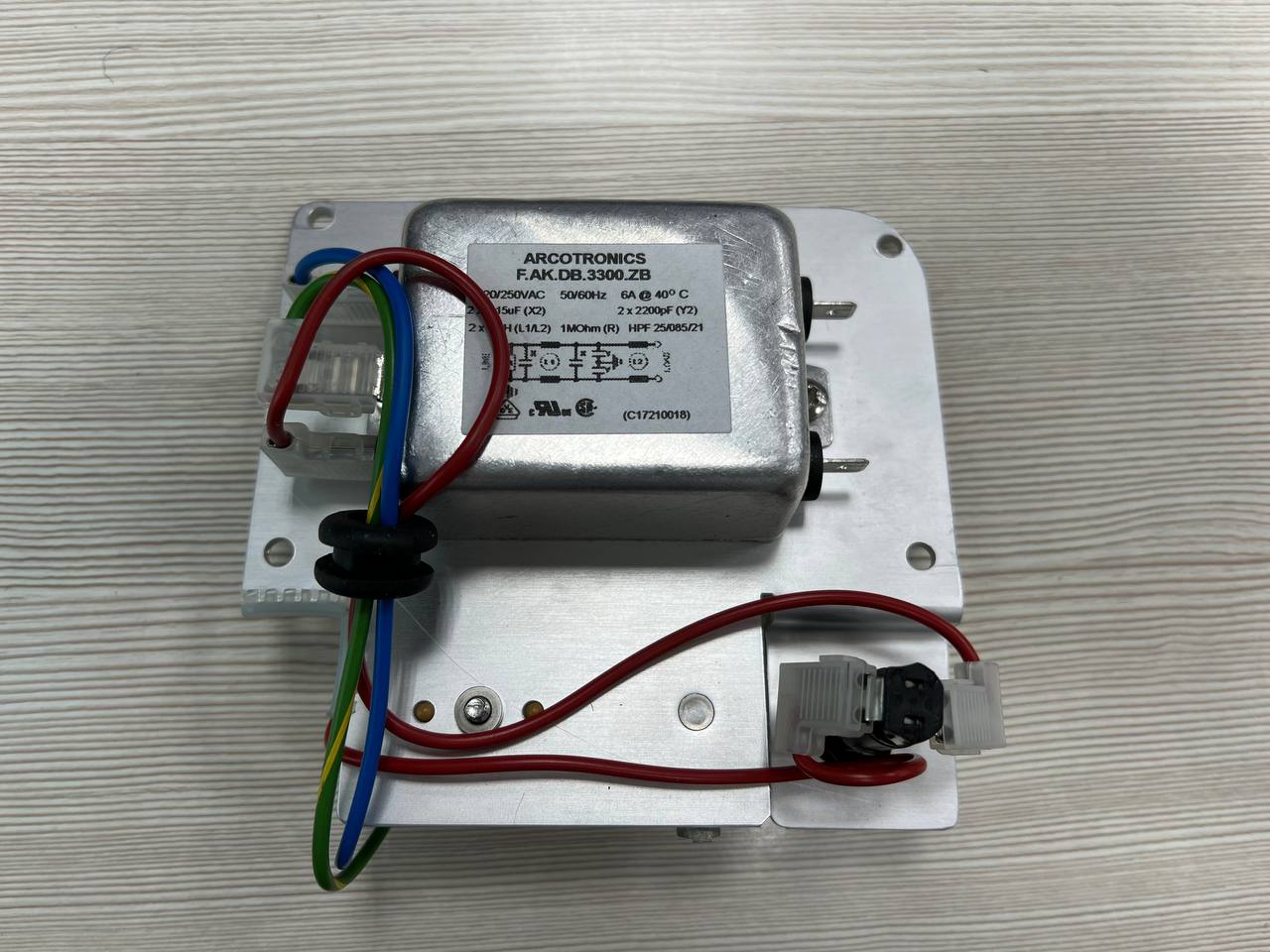 MAINS FILTER PCB ASSEMBLY T91005228