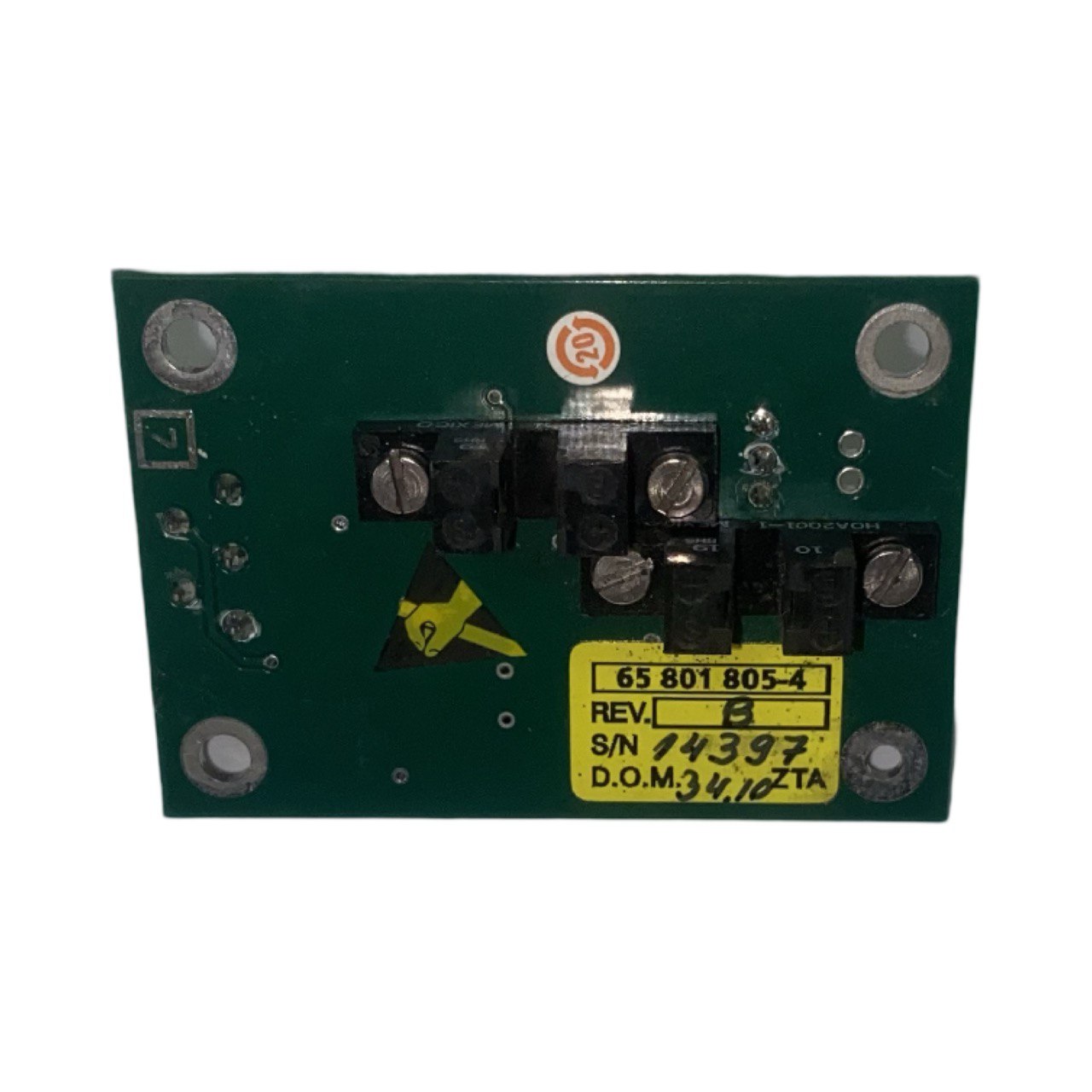 Плата Bearing Board 65801805-4 Rev. B s.n 14397, б.у, рабочее