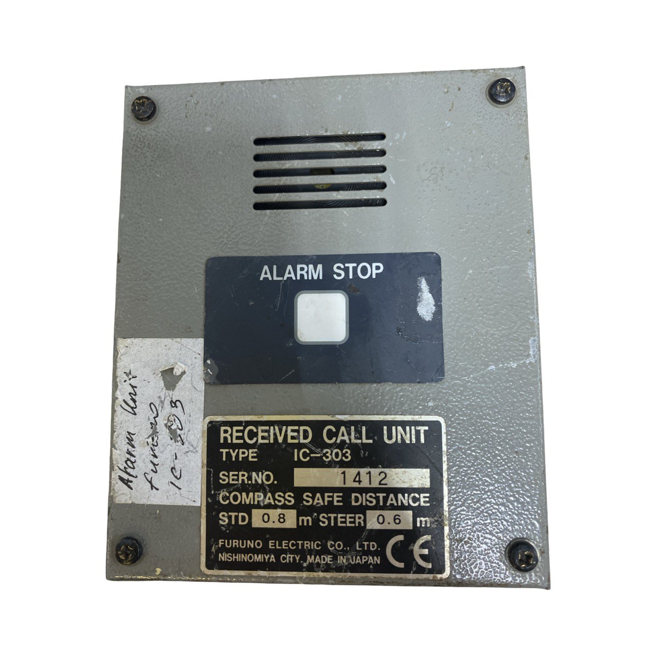 Блок принятого вызова Furuno IC-303 s.n 1412, б.у, на проверку