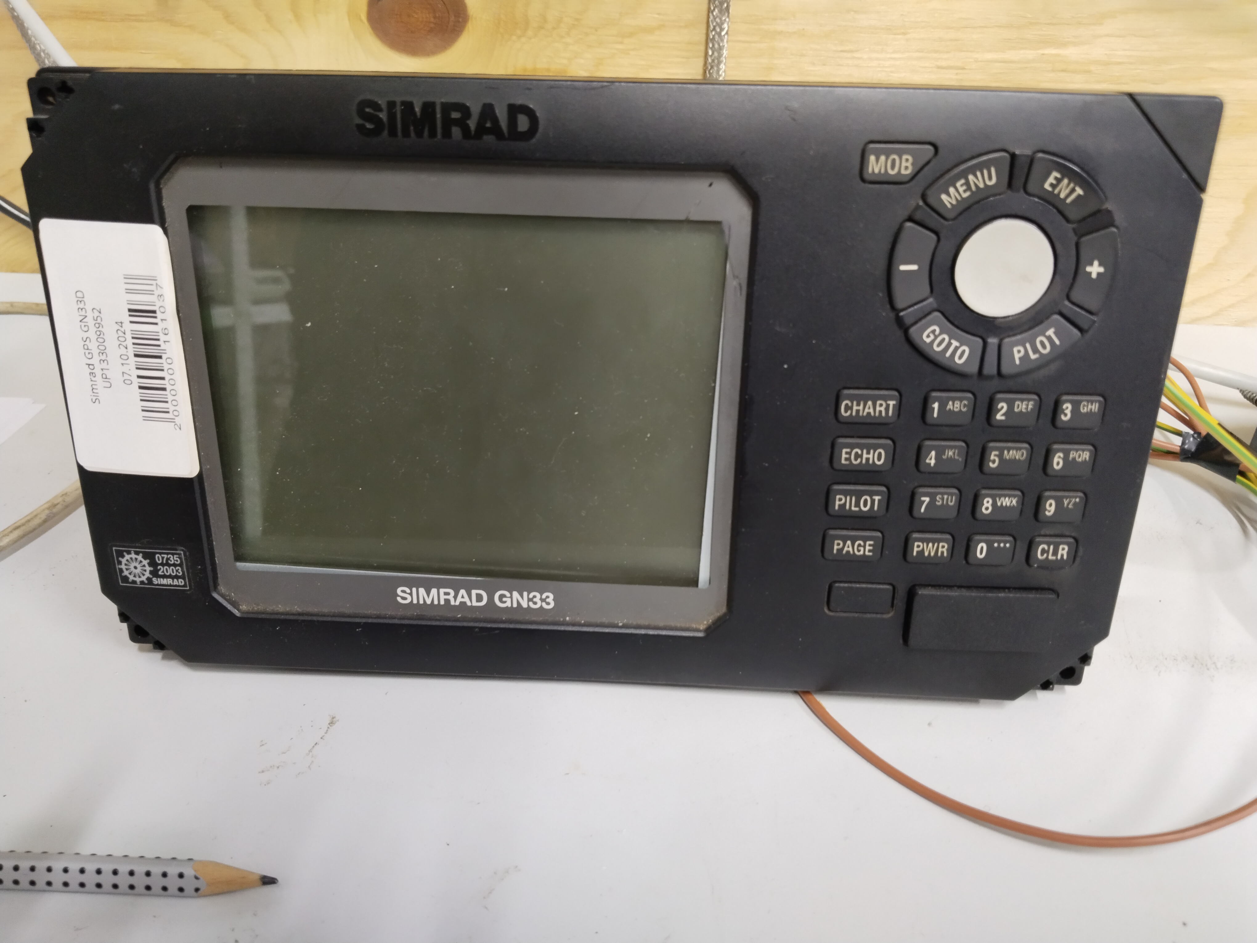 GPS Simrad GN33D UP133009952, без s.n, б.у, на проверку