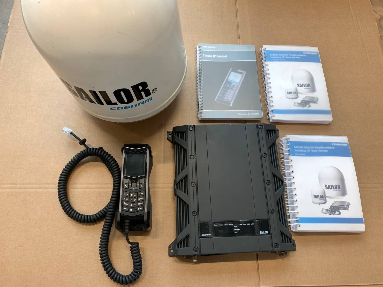 Спутниковый терминал Sailor FleetBroadband 250 s.n 13438599, б.у, рабочее