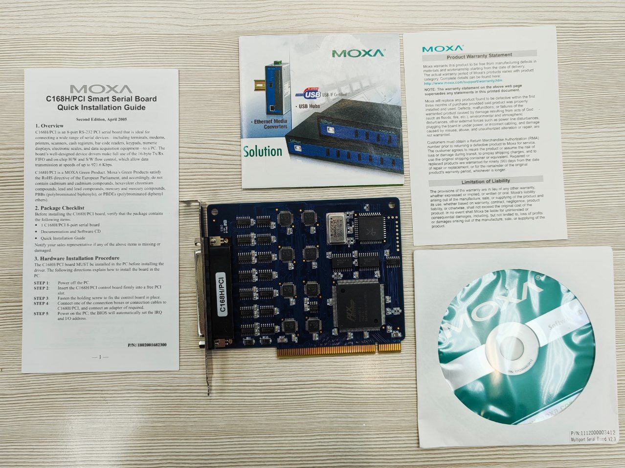 Расширитель COM портов PCI МОХА С168Н/PCI v1.2 (как новый)