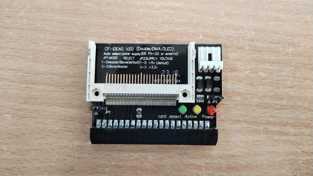 Переходник компактный CF/3,5 IDE40