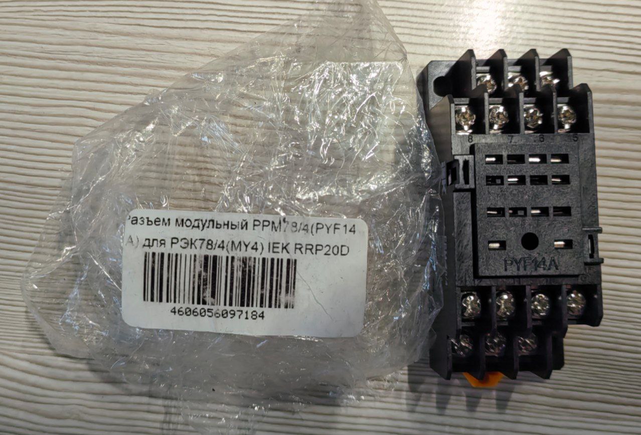 Разъем модульный IEK PPM 78/4, для РЭК78/4