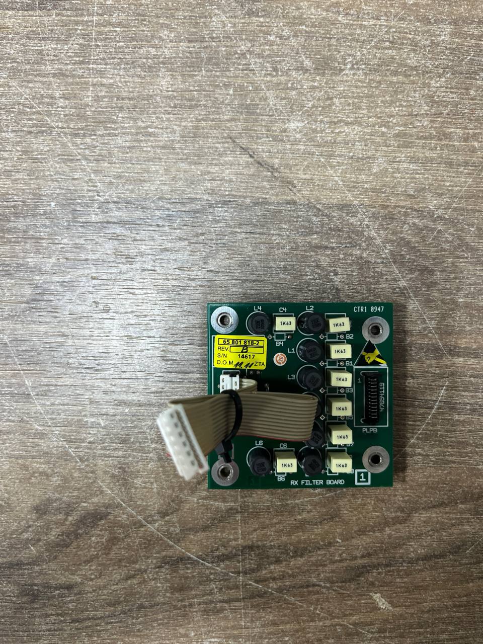 Плата RX Filter 65801818-2 rev. B s.n 14617 б.у рабочее