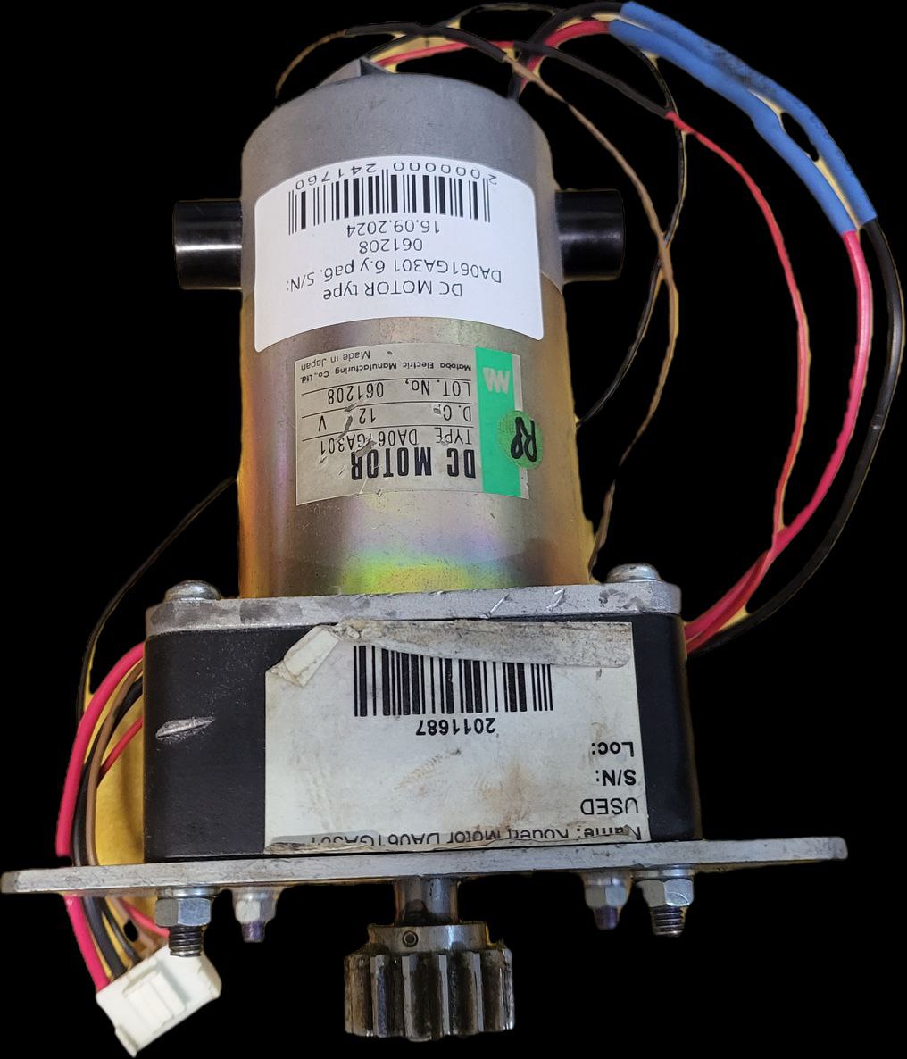 DC MOTOR type DA061GA301, s.n 061208, б.у, рабочее