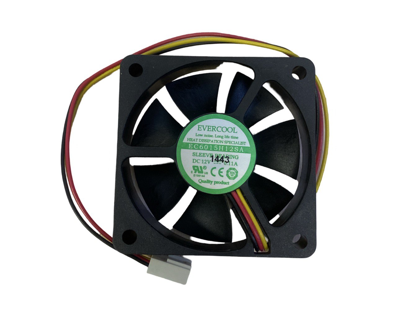 Вентилятор Evercool EC6015H12SA 12В, 60х60х15мм