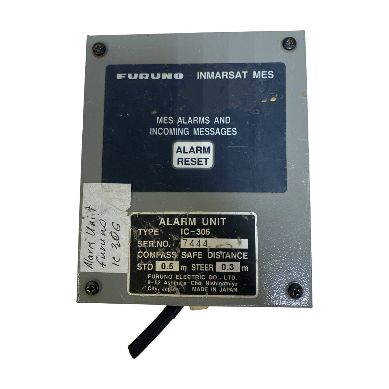 Блок аварийной сигнализации Furuno IC-306 s/n 7444, б.у, на проверку