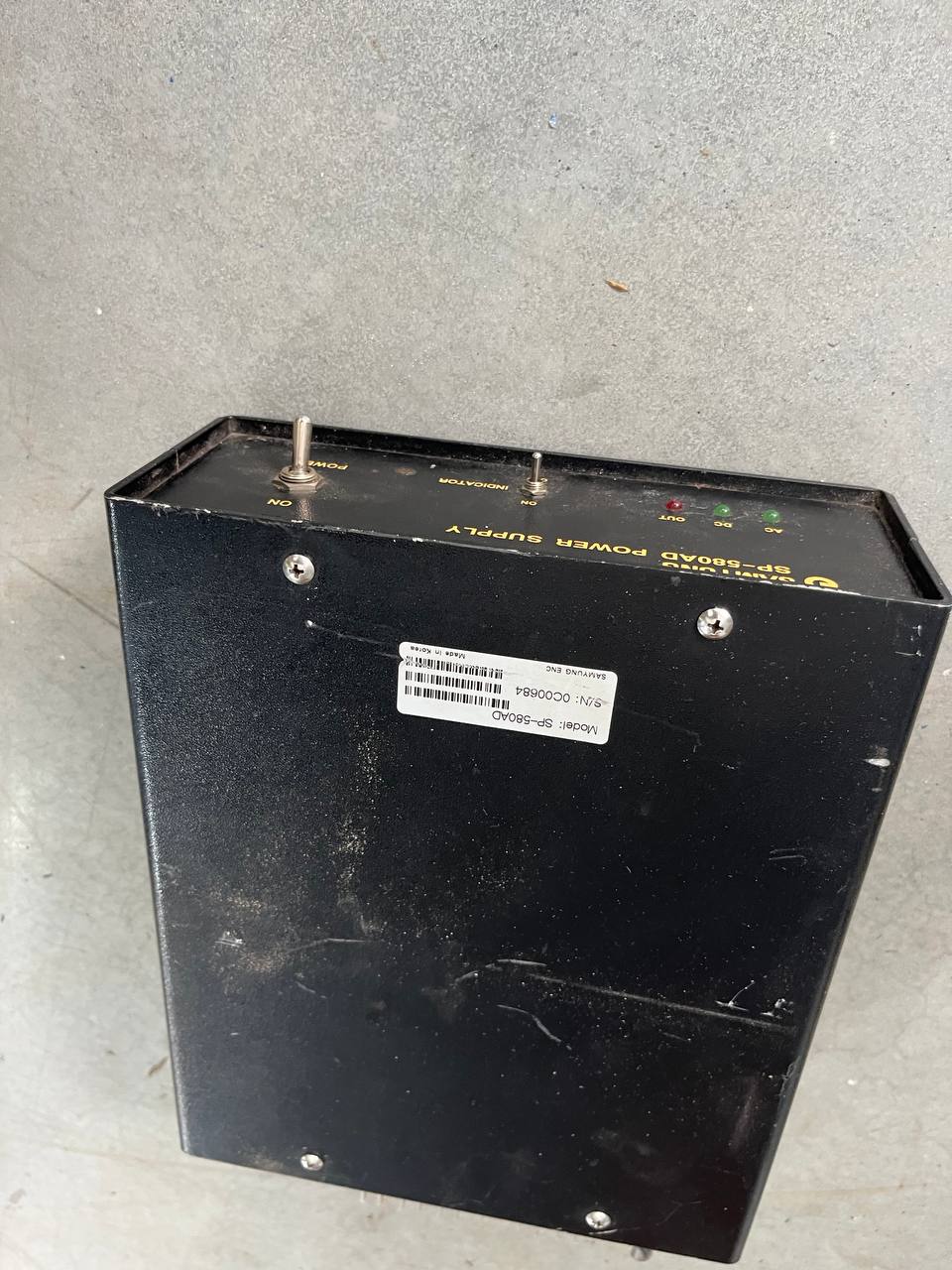 Блок питания Samyung SP-580AD s.n 0C00684 б.у на проверку