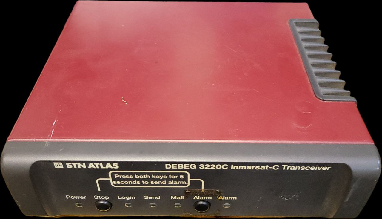 STN Atlas Debeg 3220C Inmarsat-C Transceiver s.n 99208377, б.у, рабочее