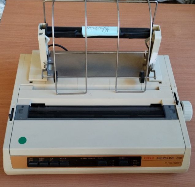 Принтер OKI MICROLINE 280, s.n 72AP3252465K, б.у, рабочее