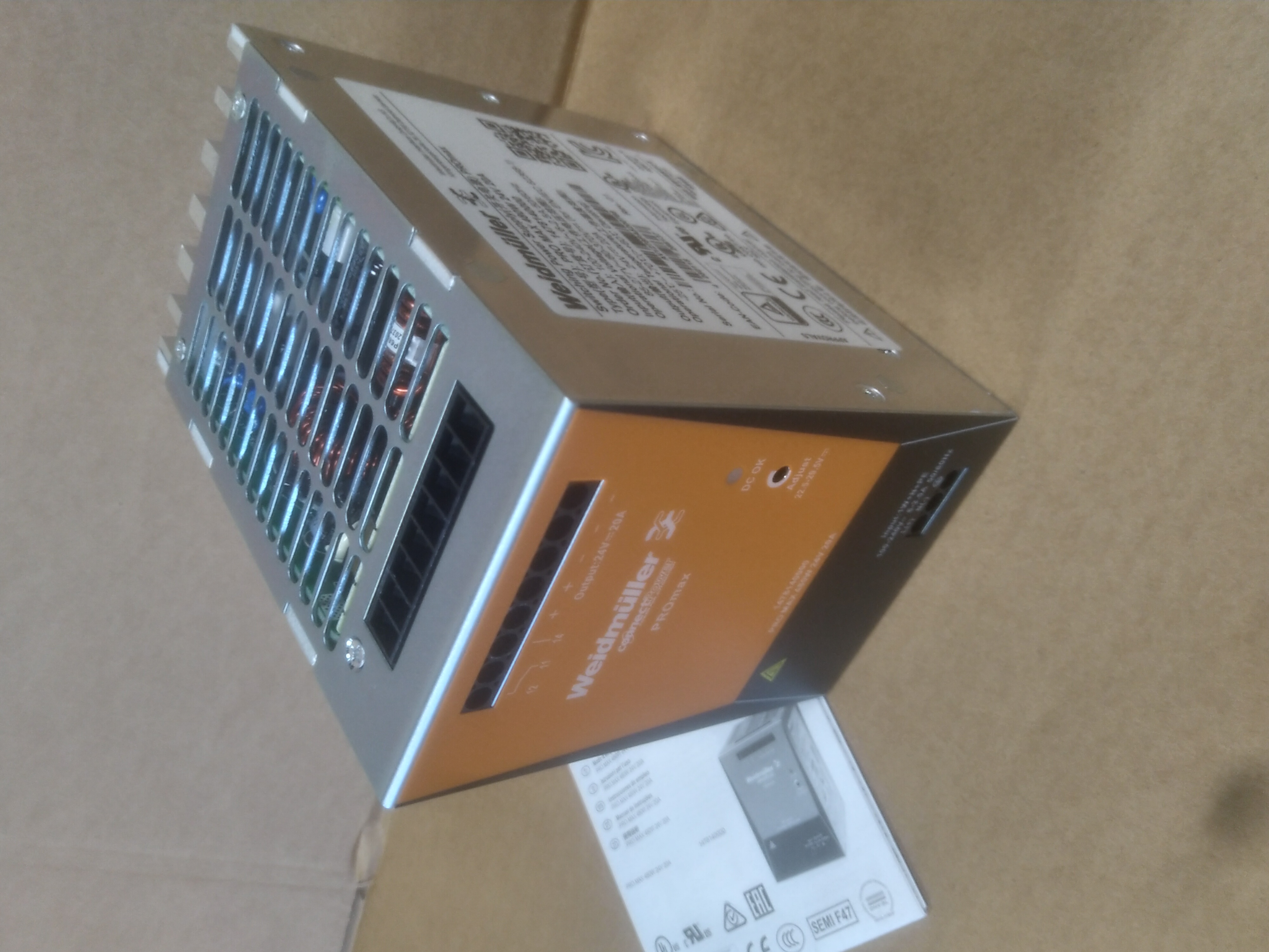 Блок питания PRO MAX 480W 24V 20Awer Supply б.у s.n AV1278PA5200788 на проверку