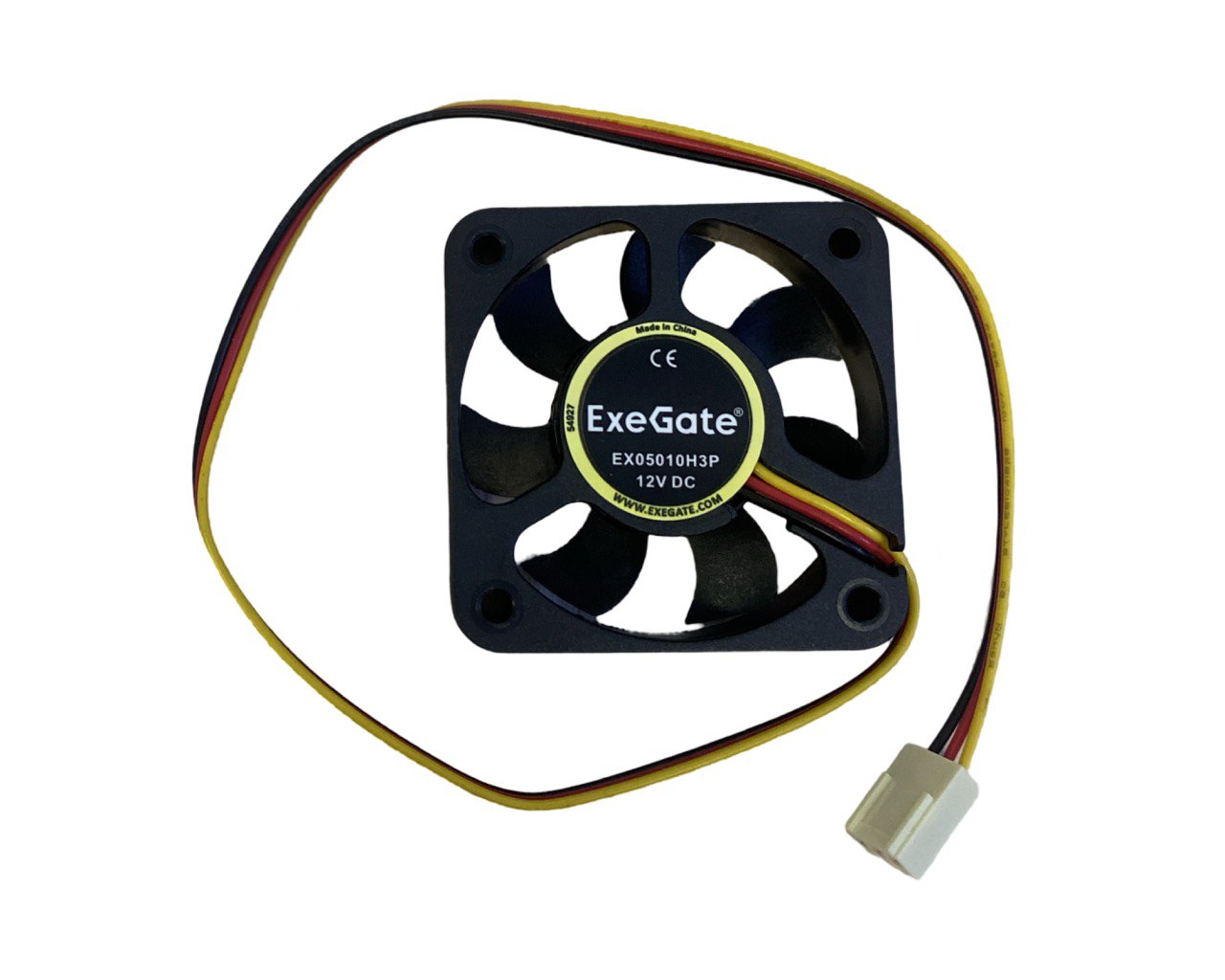 Вентилятор EX05010H3P ExeGate 50x50x10 ммгидродинамический, 3pin, 4500RPM, 22dBA\ExeGate