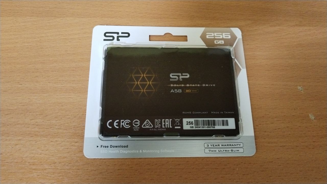 Твердотельный накопитель SSD 2,5 SATA-3 256Gb