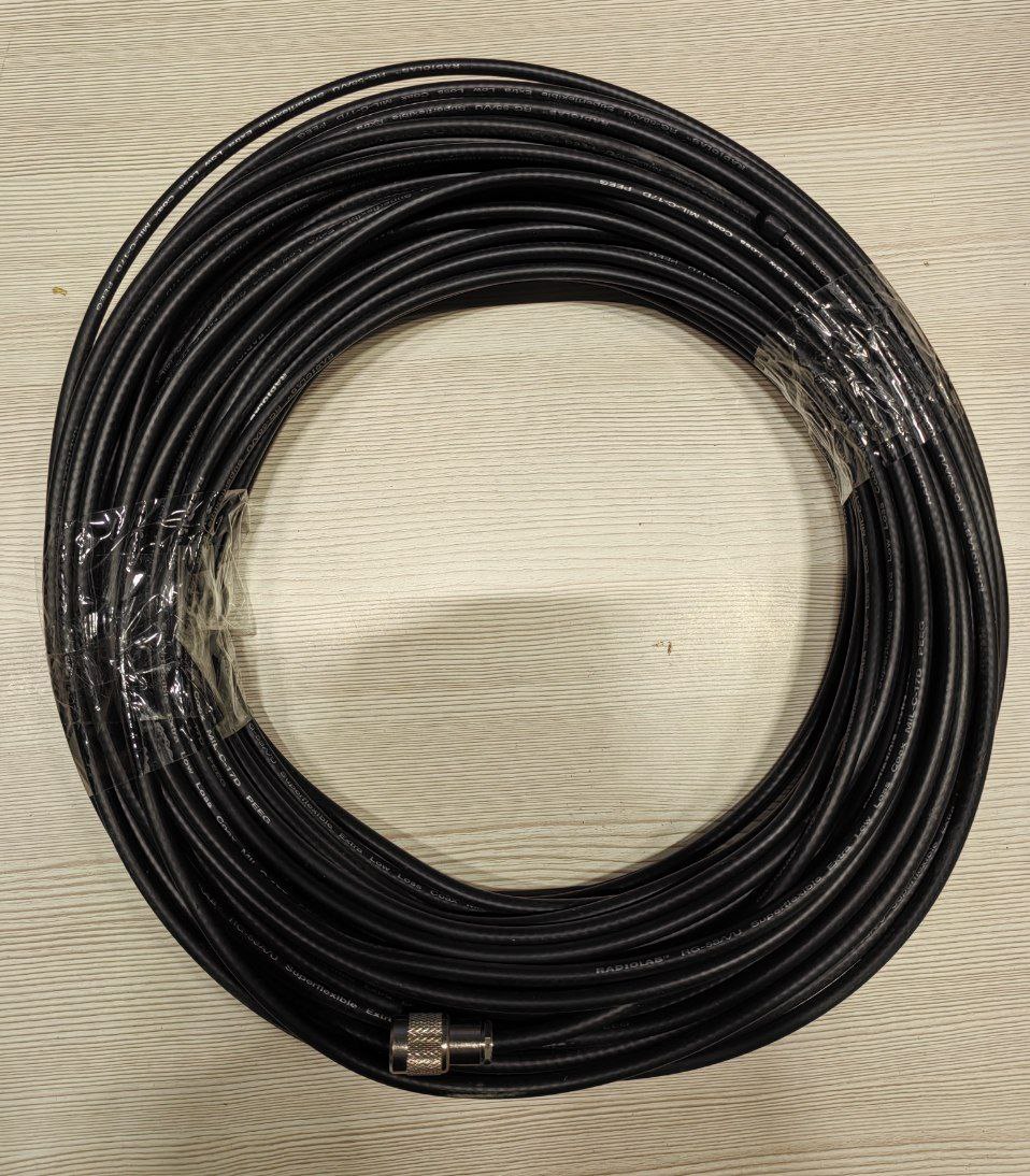Кабель RADIOLAB RG-58A/U, MIL-C-17D, Superflexible extra Low Loss Coax, с разъёмом, 30м