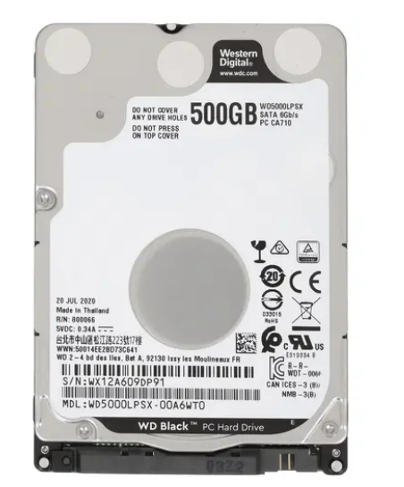Жесткий диск WD Black 0.5 ТБ