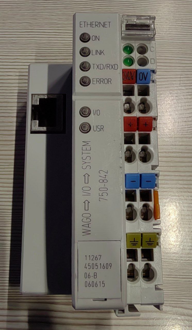 Контроллер Ethernet Wago 750-842, s.n СПБ-845146, б.у, на проверку