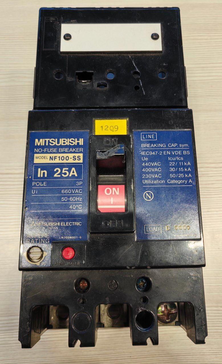 Автомат Mitsubishi NF100-SS, 25A, s.n 1209, б.у, на проверку