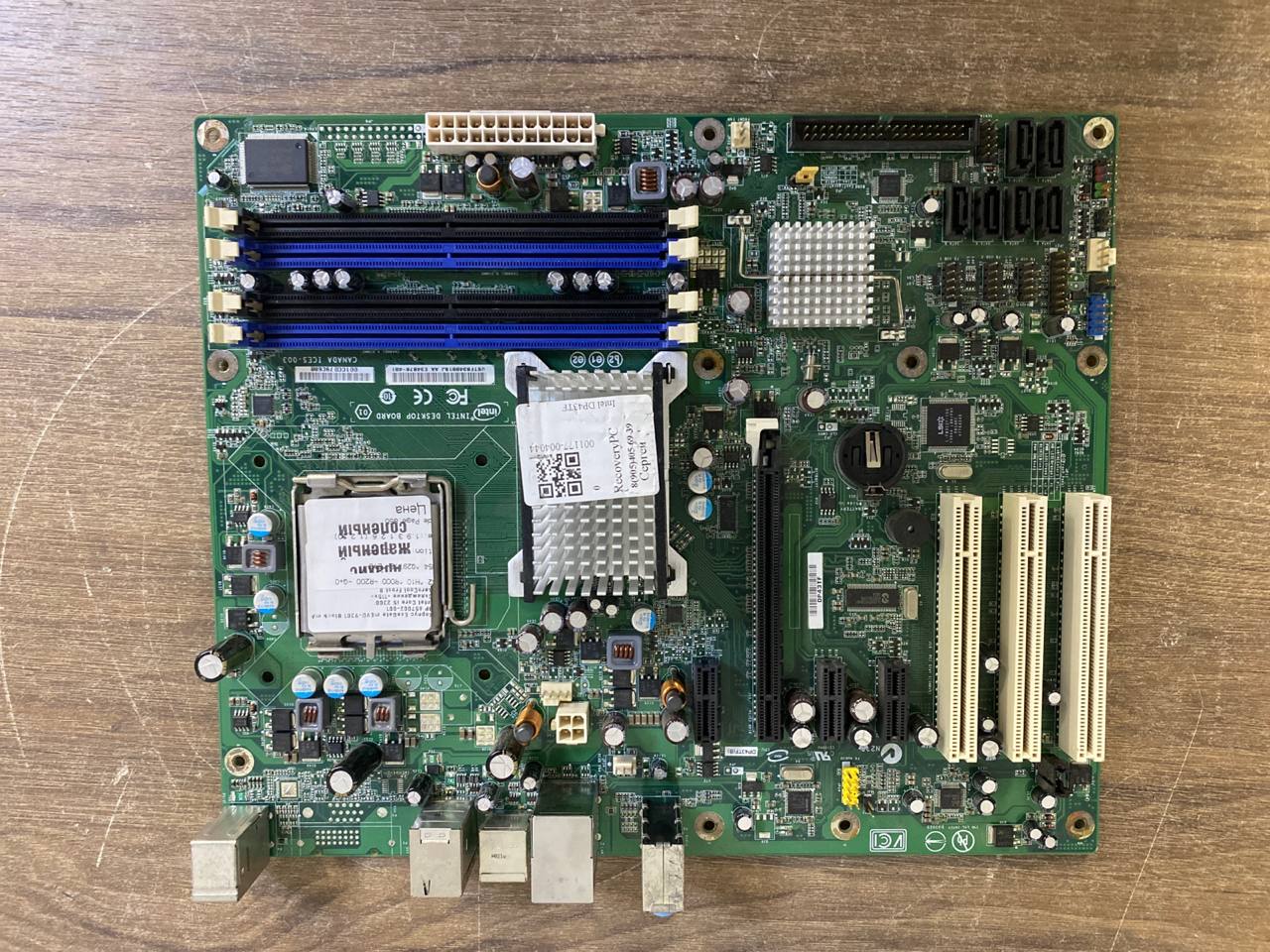 Vision Master Материнская плата DP43TF s/n 001CC079C6BB б/у рабочее