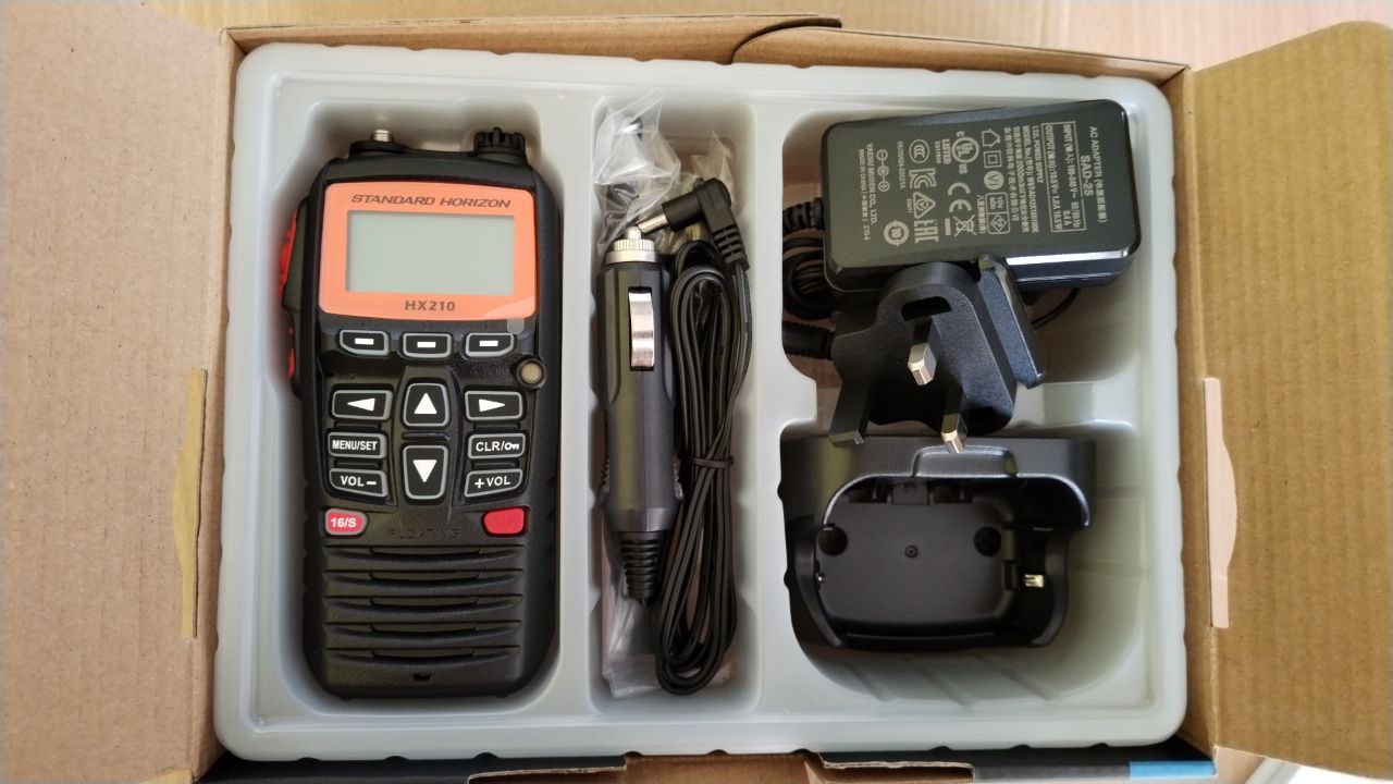 Радиостанция морская носимая Standart Horizon, HX210E-6 Вт