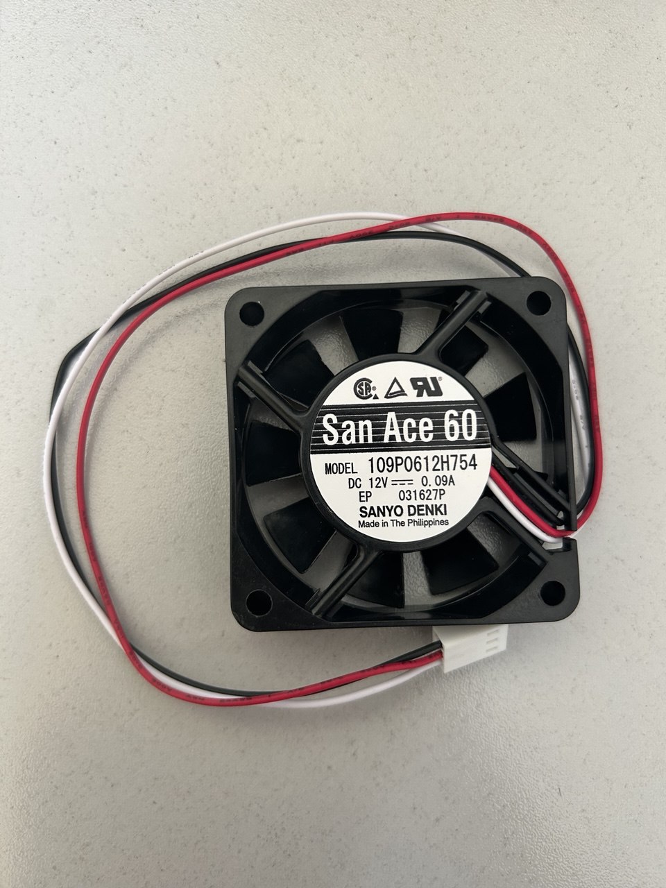 Вентилятор San Ace 60, 109P0612H754, 12V, 0.09A