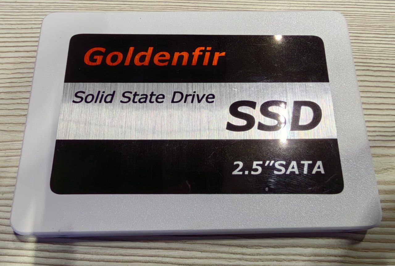 SSD диск Goldenfir T650-128GB, 2,5" SATA, s.n 189128AT650, б.у, на проверку