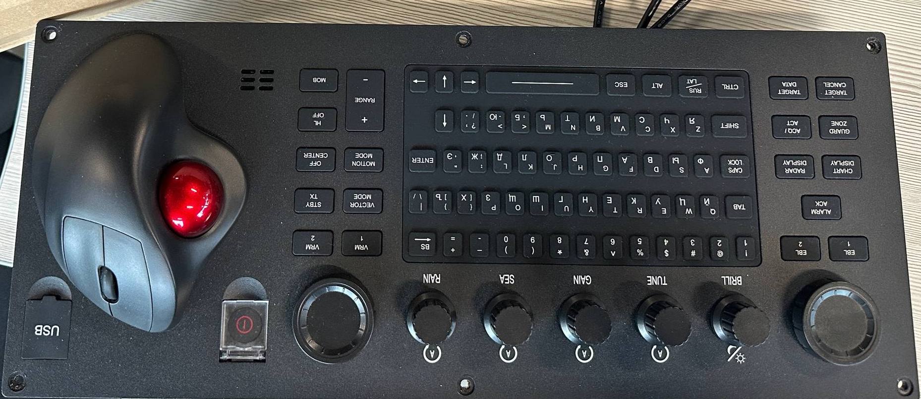 Клавиатура K-TEK-M418 OTB-BL-NVEMC-SW-SS USB