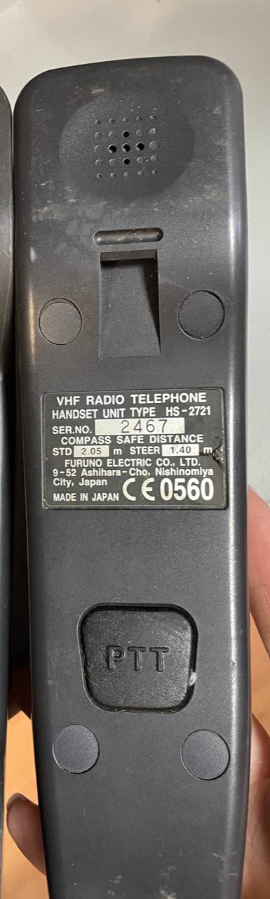 VHF Radio Telephone Type 2721 handest HS-2721 s.n 2467, б.у, на проверку