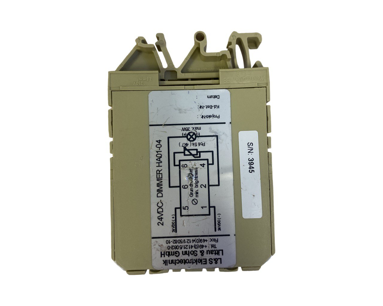 Диммер Littau Sohn HA01-04 24VDC s.n 3945, б.у, на проверку