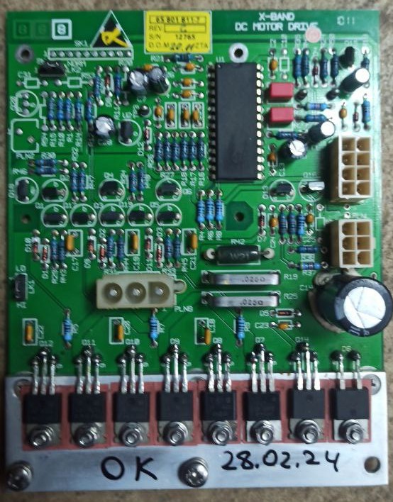 Плата X-band DC Motor Drive s.n 12765, б.у