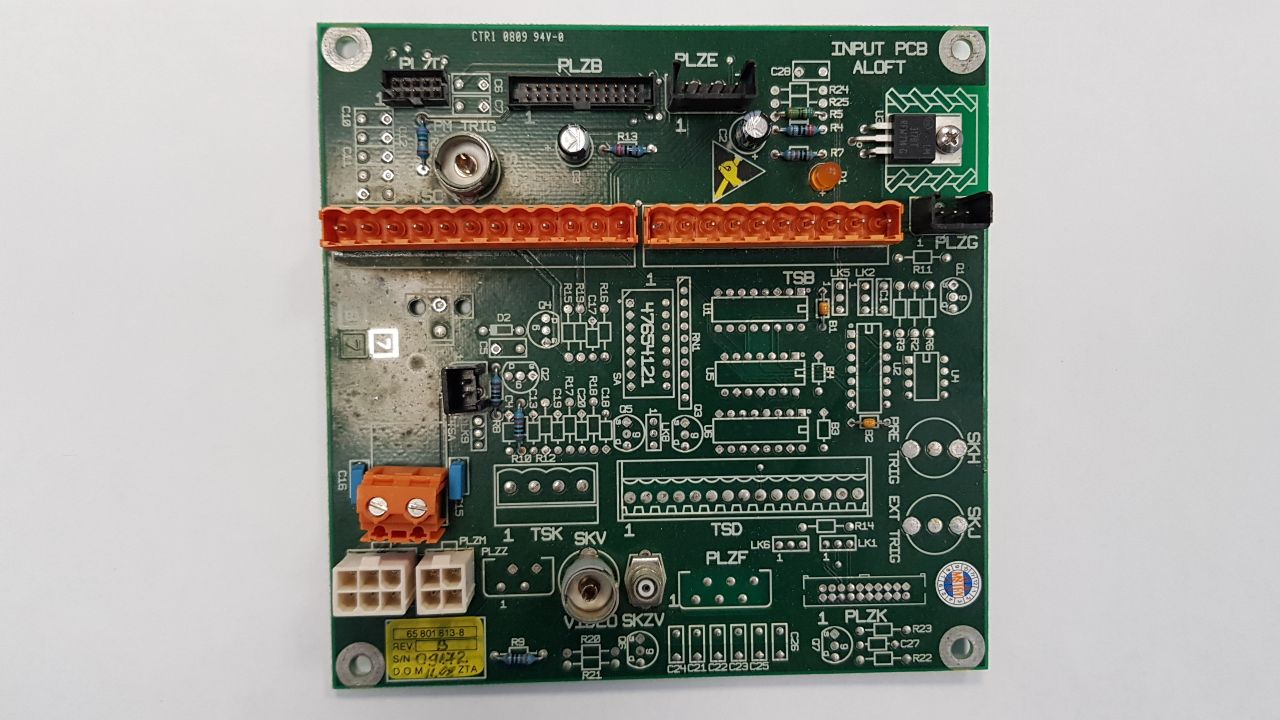 Input PCB Aloft 65801813-8 б.у s.n 09172 на проверку