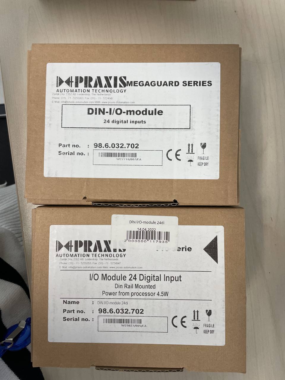 98.6.032.702 DIN I/O-module 24di
