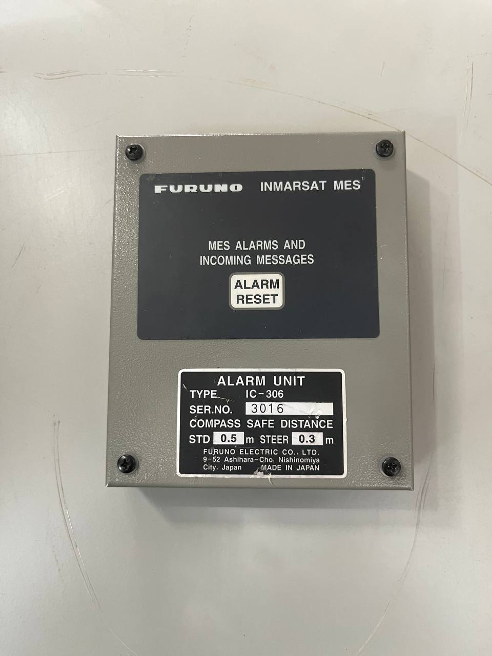 Блок аварийной сигнализации Furuno IC-306 s.n 3016 б.у на проверку