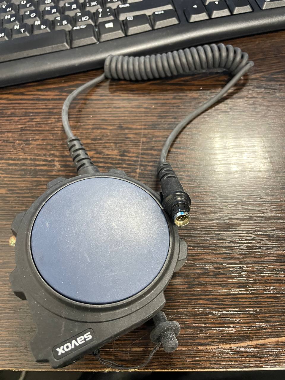 Микрофон Savox C-C440/DP4000 p/n L443172 s/n 5W300197 на проверку