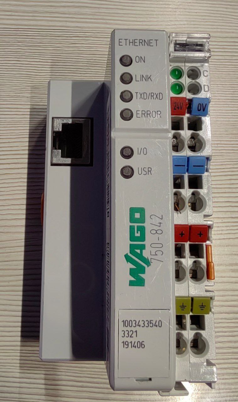 Контроллер Ethernet Wago 750-842, s.n 1003433540, б.у, на проверку