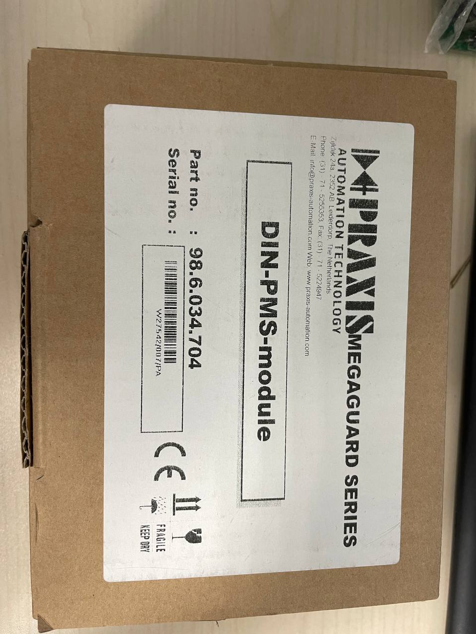 98.6.034.704 Pro-Series Praxis DIN-PMS-module