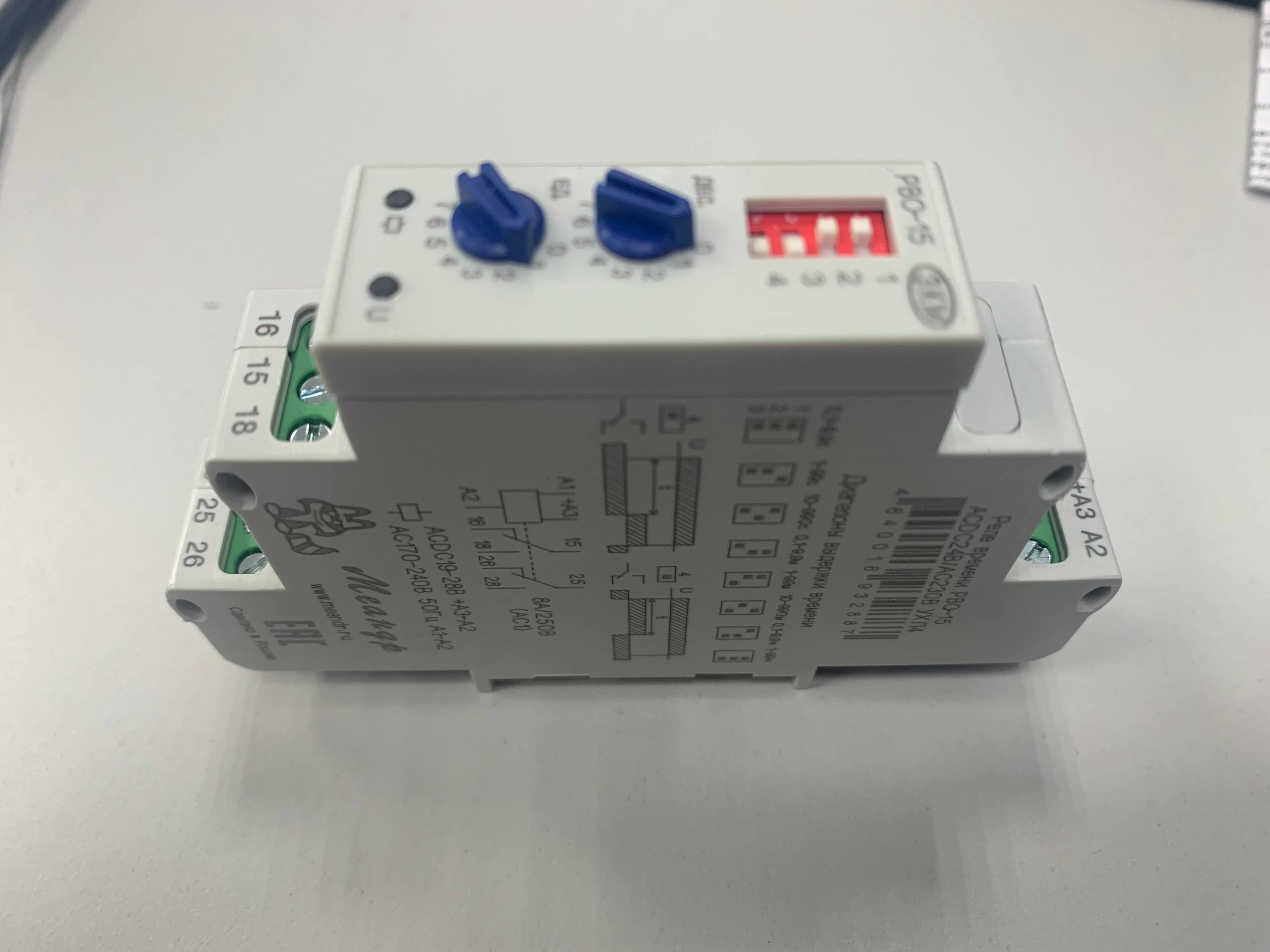 Реле времени РВО-15 АСDC24B/AC230B УХЛ4 (как новое)