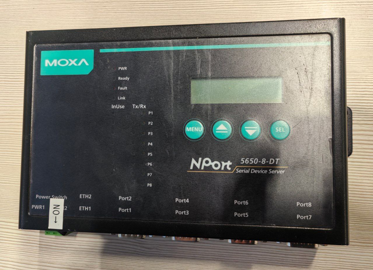 Преобразователь MOXA NPort 5650-8-DT, s.n TAGKE1009266
