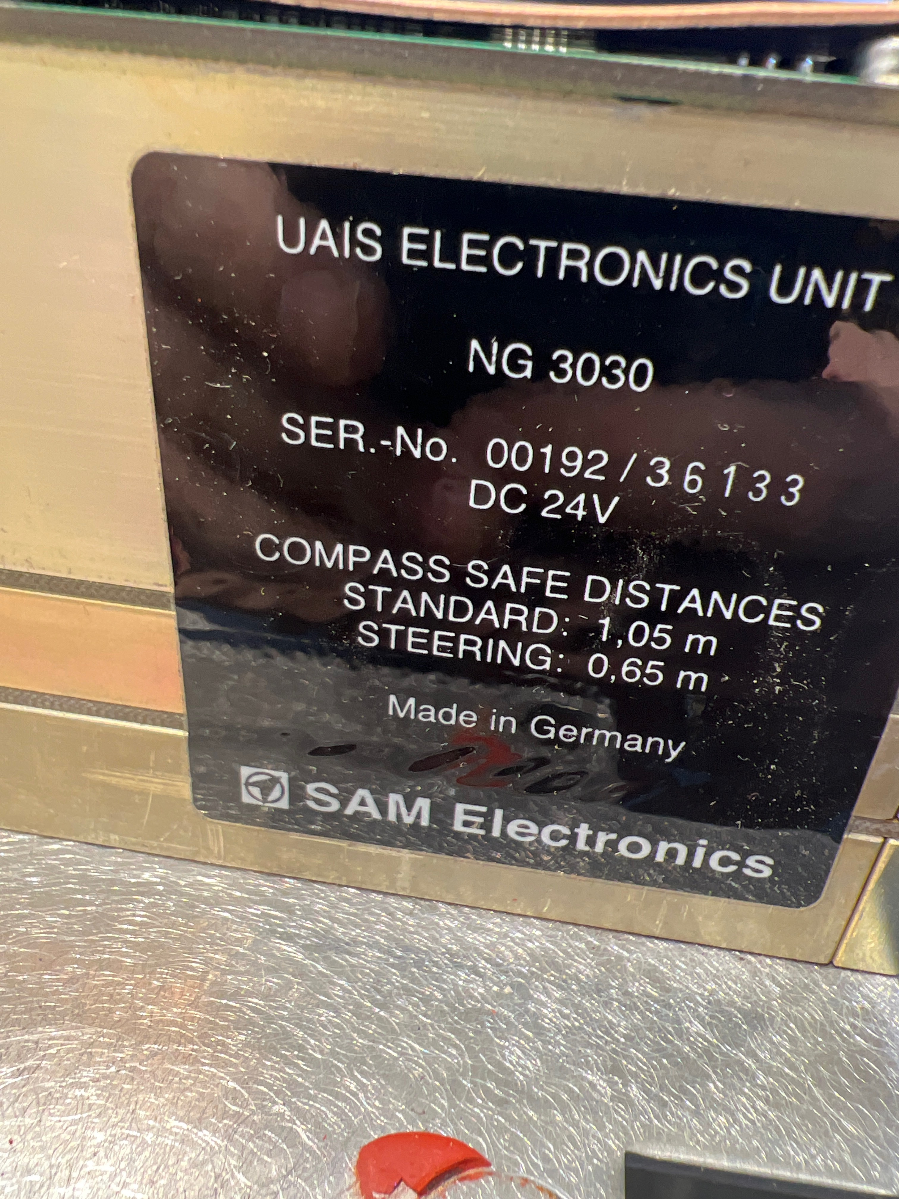 Блок от транспондера АИС Sam Electronics NG63030, s.n 00192/36133, б.у, на проверку