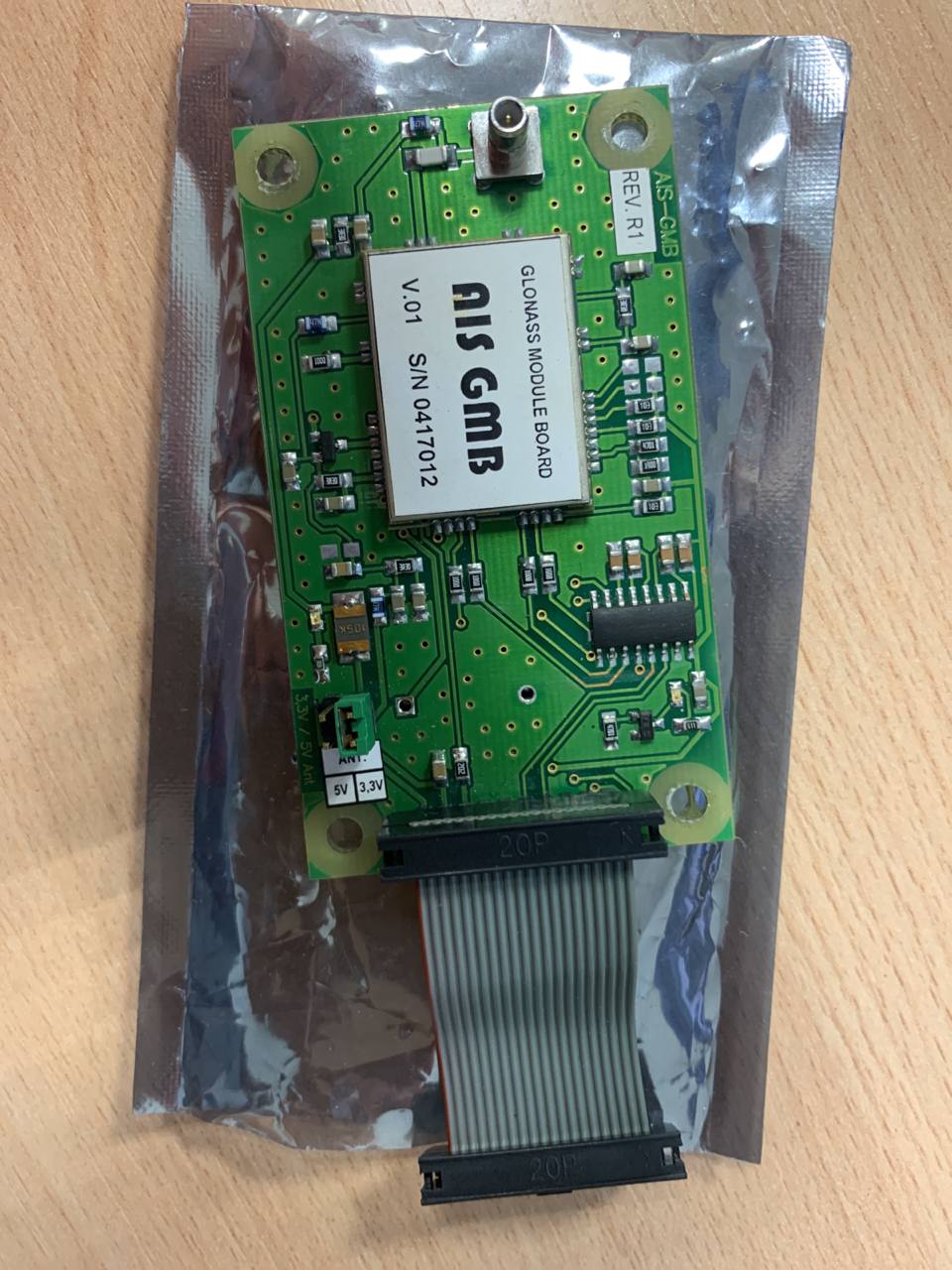 Плата Glonass module board AIS GMB s/n 0417012 б.у рабочее