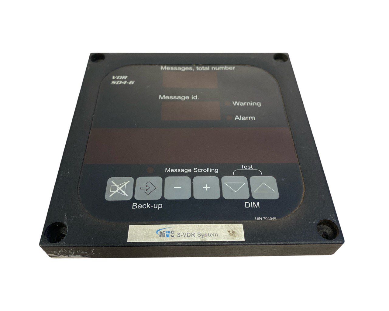 Панель навигационного дисплея Consilium 704076A1 SD4-6 s.n 01386, б.у, рабочее