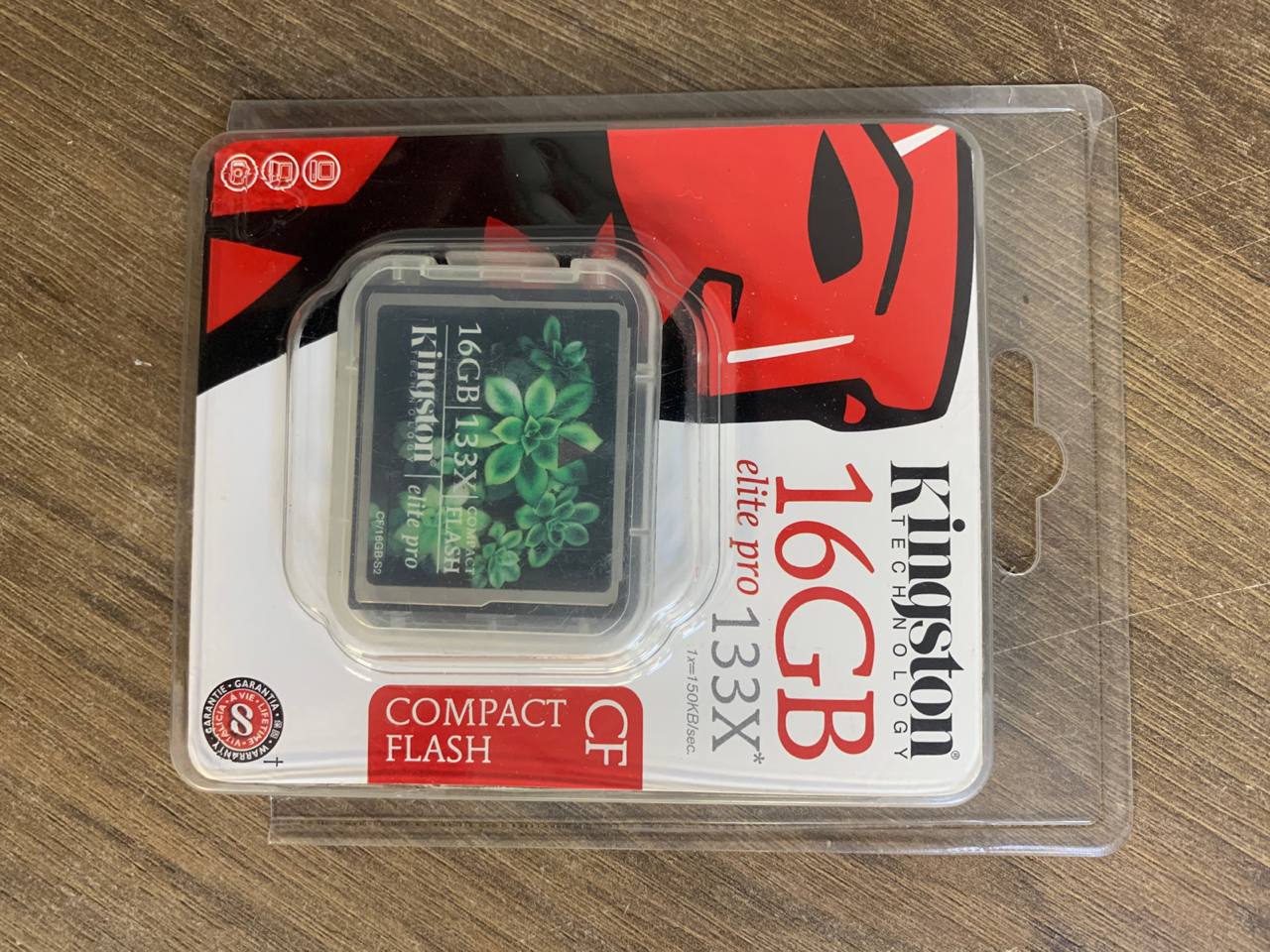 Compact Flash Kingston 133X 16 Gb