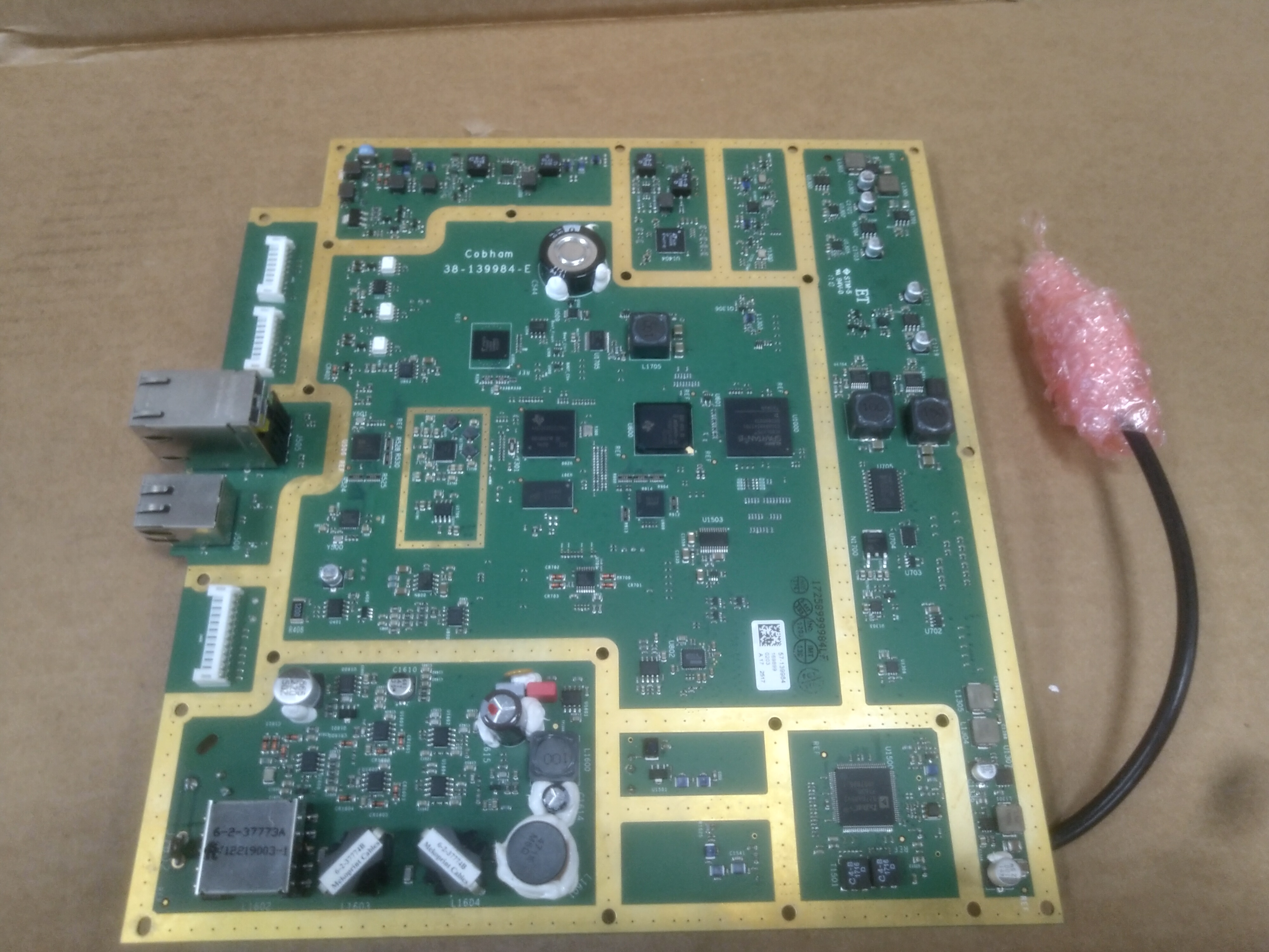 Плата приемопередатчика SAILOR/COBHAM Exciter Control Module MF/HF p/n: S-60-139984 б.у s.n 169899 на проверку