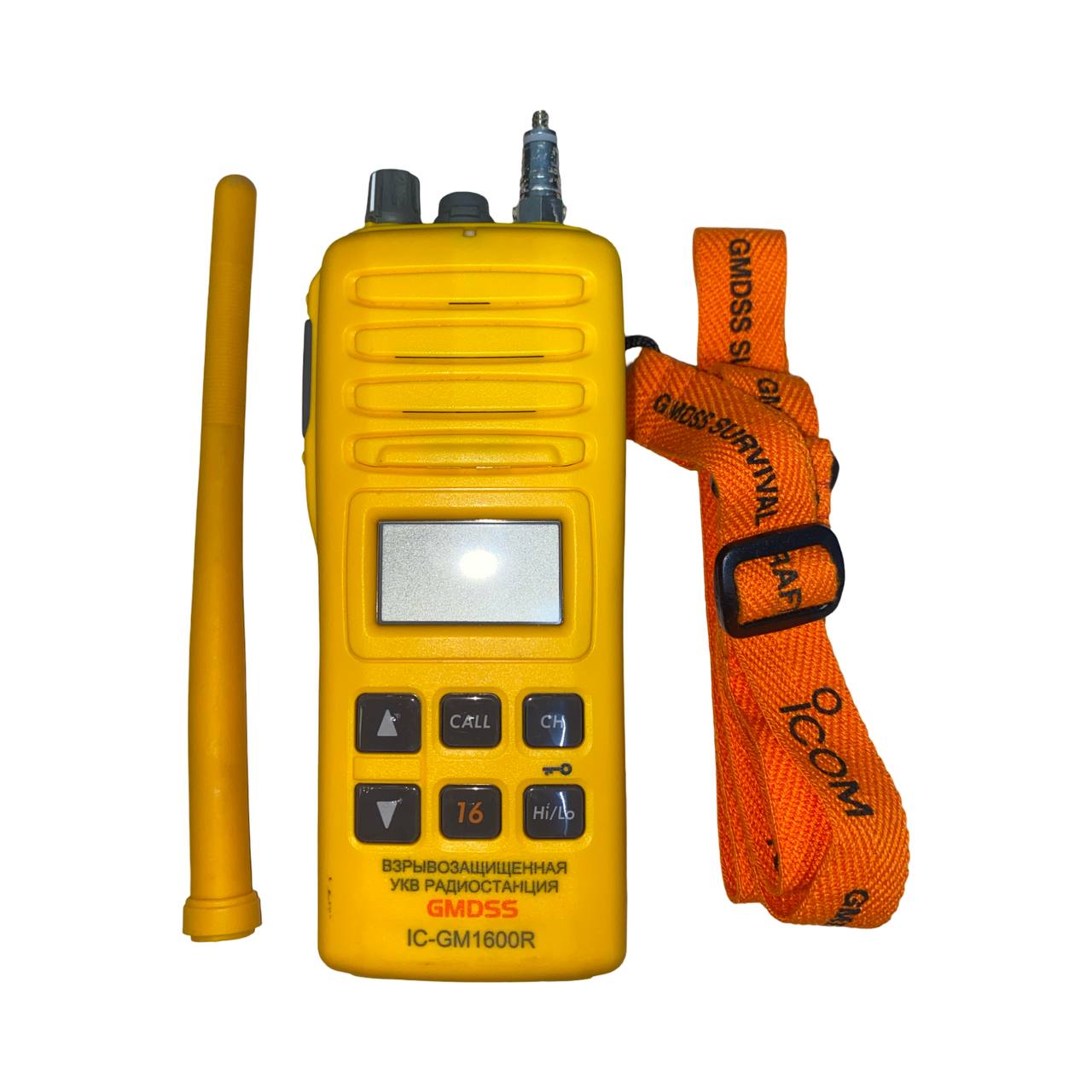 Портативная взрывобезопасная УКВ радиостанция ICOM IC-GM1600R  s.n 1801144, б.у, на проверку