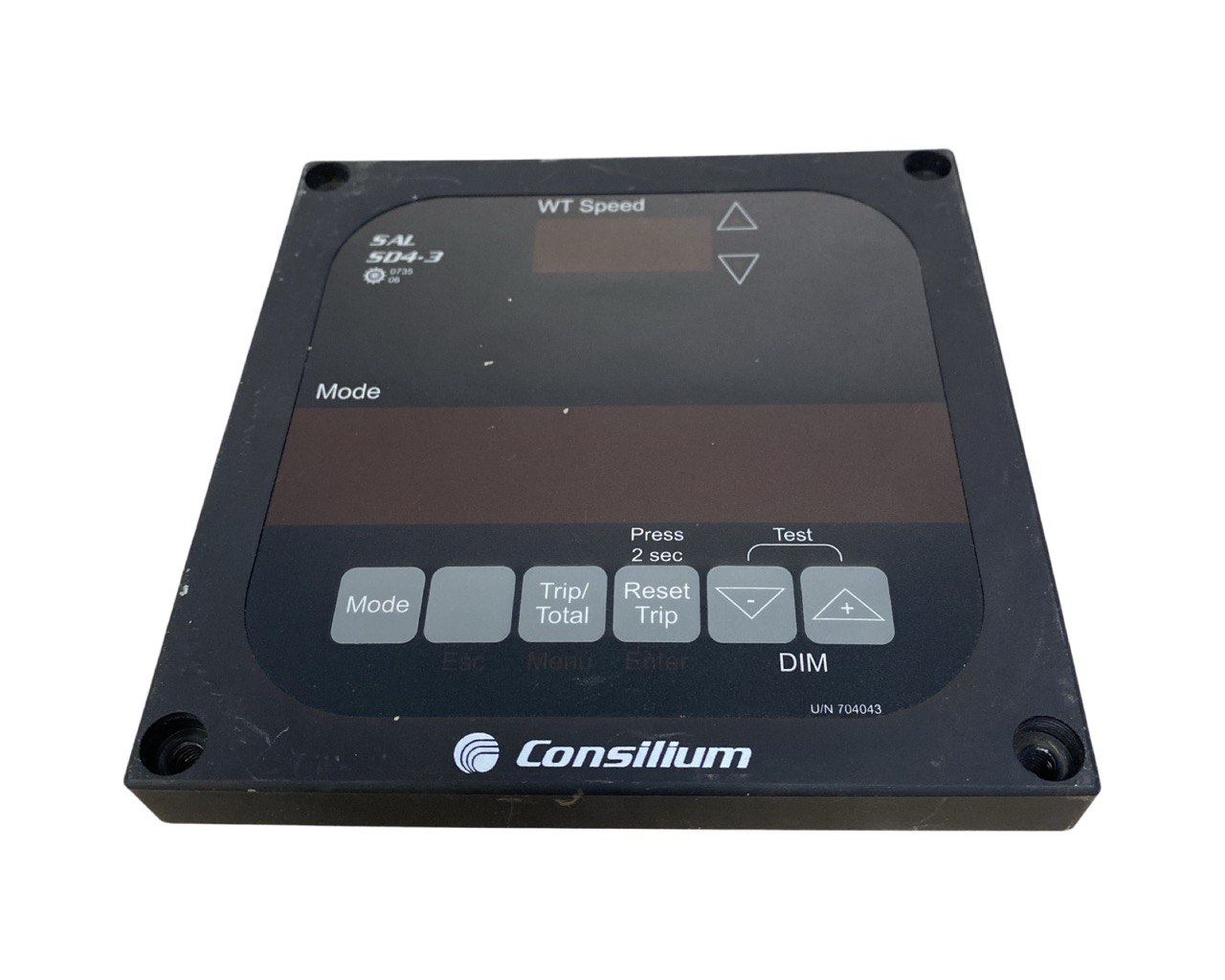 Панель навигационного дисплея Consilium 704043A3 SD4-3 s.n 06080101418928, б.у, рабочее