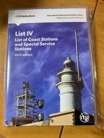 Список береговых станций List 4 List of Coast Stations and Special Service Stations 2023 edition том 4