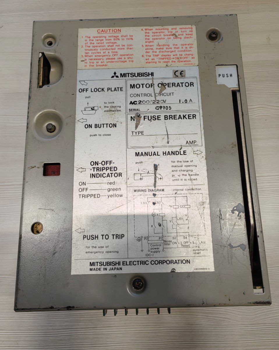Выключатель автоматический MITSUBISHI NF400-SE, s.n C9905, б.у, на проверку
