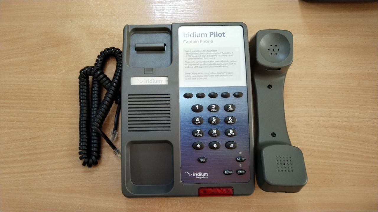 Телефонный аппарат для Iridium Pilot и Iridium OpenPort, s.n 1804C08650
